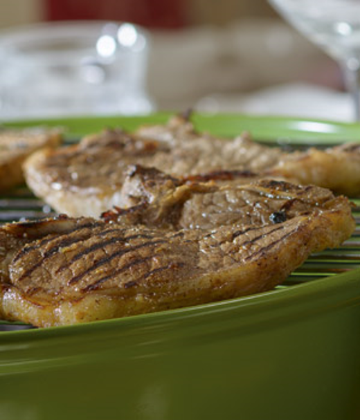 Ribkarbonade met honing