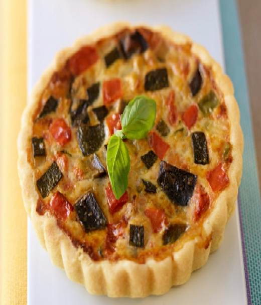 Mini Quiche met ratatouille en room