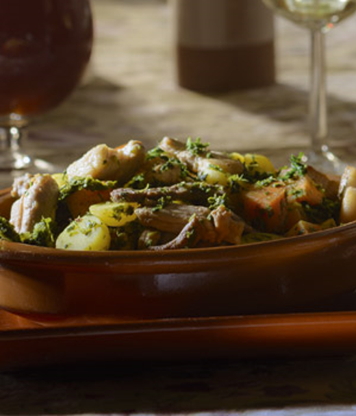 Herfstige stoofpot met boerenkool