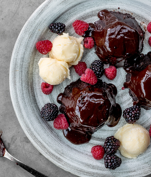 Chocolate whisky pudding 