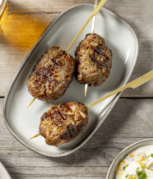 Turkse köfte van de grill 