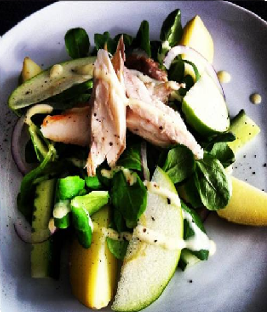Makreelsalade met appel
