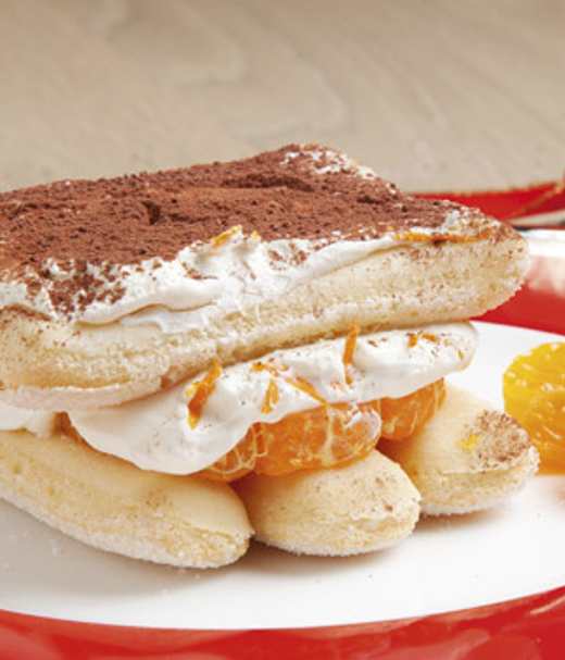 Tiramisu met Drambuie en mandarijntjes