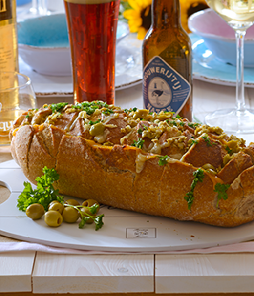 Italiaans gevuld brood 