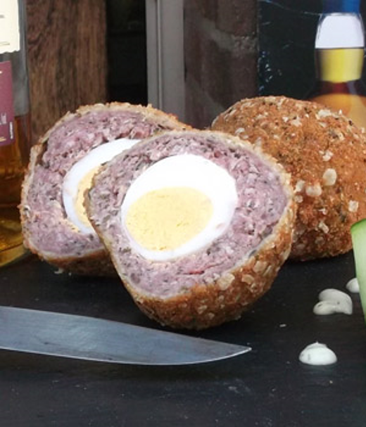 Scotch Eggs met kalkoen