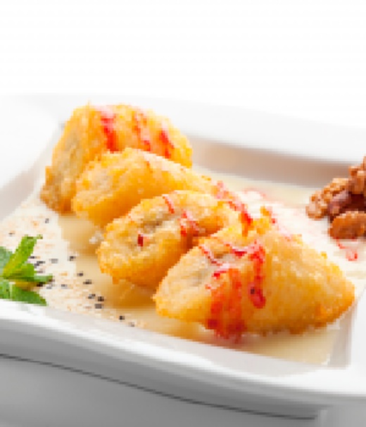 Gebakken banaan met rum